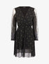 Robe à imprimé losanges irisés - Noir - 1