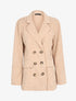 Blazer en velours côtelé - Beige - 1