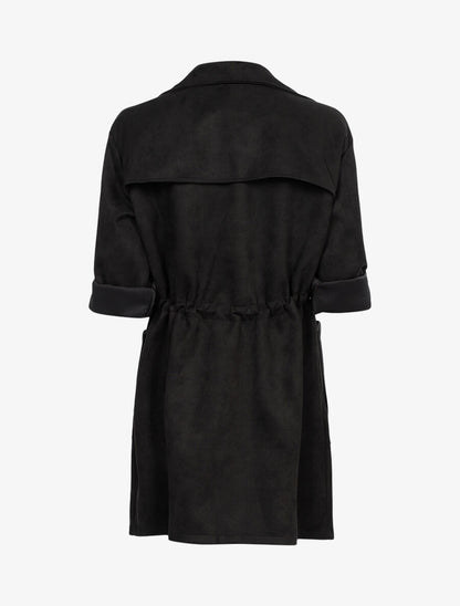 Veste asymétrique à cordon de serrage - Noir - 2