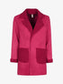 Veste légère style cuir retourné - Lie de vin - 1