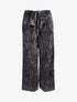 Pantalon gaufré effet velours - Gris foncé - 1