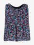 Top à imprimé printanier - Noir - 1