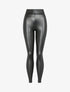 Legging ultra fin effet simili - Noir - 1
