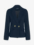 Veste fluide boutonnée - Marine - 1