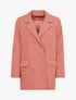 Blazer coupe ample à fermeture croisée - Rose - 1