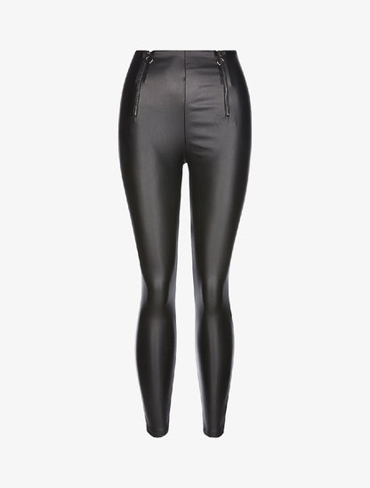 Legging en simili - noir - 1