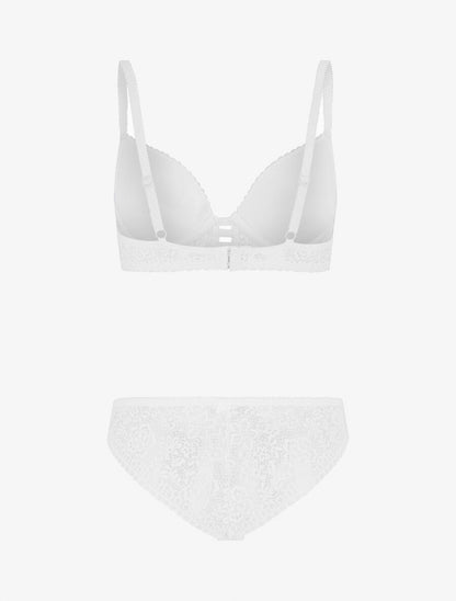 Ensemble en dentelle - Blanc - 3