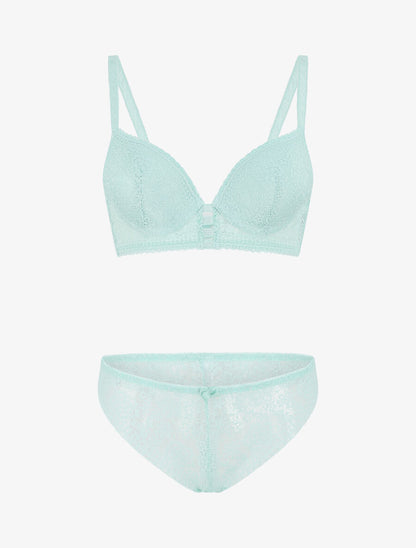 Ensemble en dentelle - Vert d&