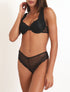 Ensemble push up en dentelle - Noir - 1