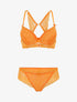 Ensemble push up dos nageur en dentelle - Orange - 1