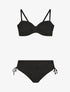 Bikini torsadé - Noir - 3