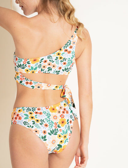 Bikini imprimé fleuri - Blanc - 2