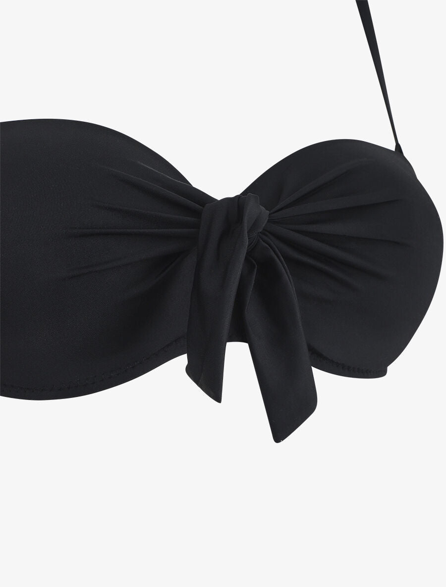 Bikini à noeud - Noir - 5