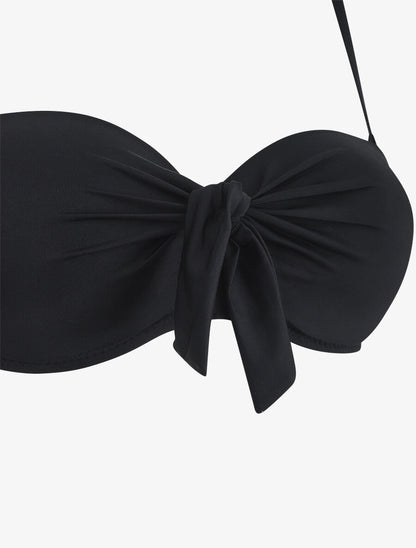 Bikini à noeud - Noir - 5