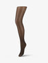 Collants en voile à motif noeuds - Noir - 1