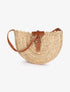 Sac demi lune Jocelyne - Beige/or - 1